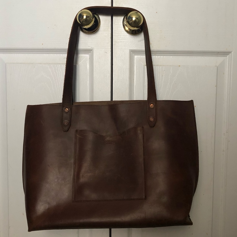 Saddleback Leather Co. Brown Shoulder Tote Bag
